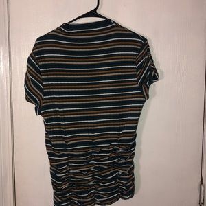 striped turtleneck shirt